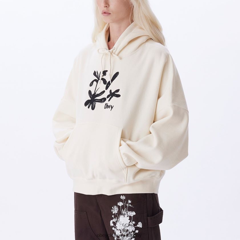 OBEY sin blanquear mujer sudadera con capucha ellis 28XT8J694