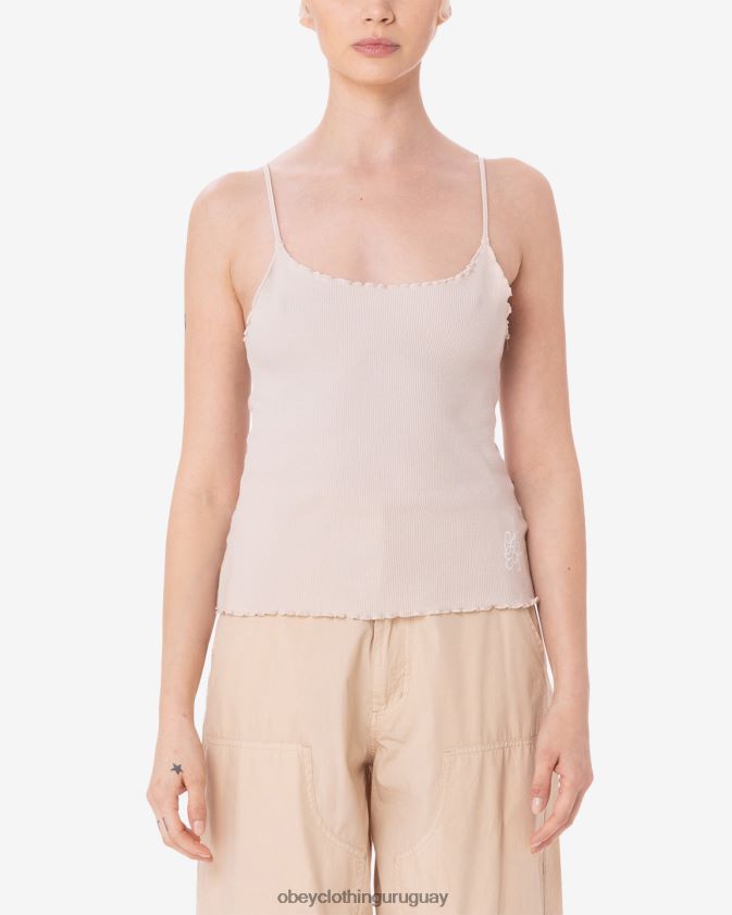 OBEY arcilla mujer tanque drey cuadrado garabato 28XT8J604