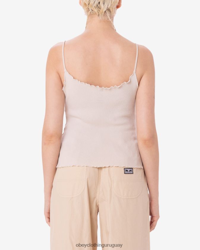 OBEY arcilla mujer tanque drey cuadrado garabato 28XT8J604