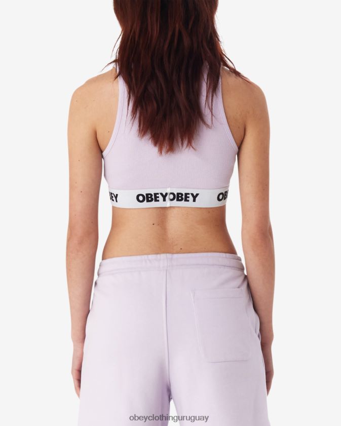 OBEY pétalo de orquídea mujer tanque de costillas lisa ii 28XT8J565