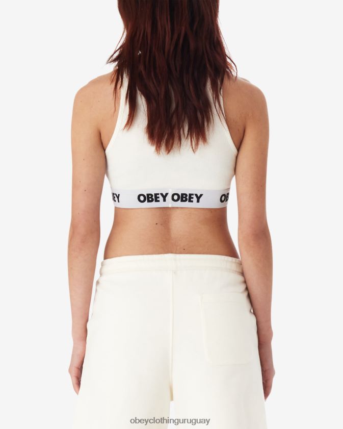 OBEY sin blanquear mujer tanque de costillas lisa ii 28XT8J566