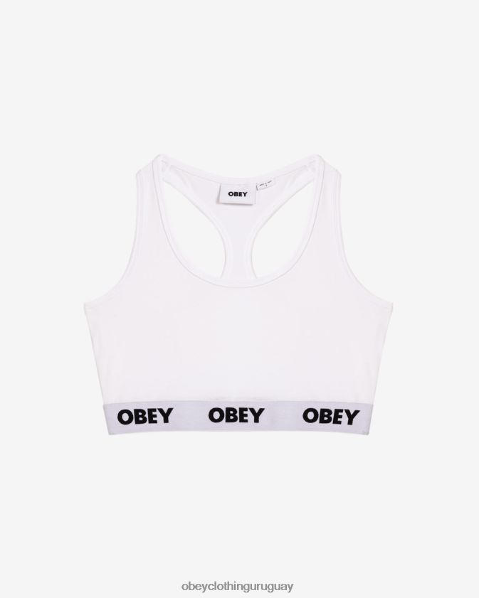 OBEY blanco mujer bralette (paquete de 2) 28XT8J632