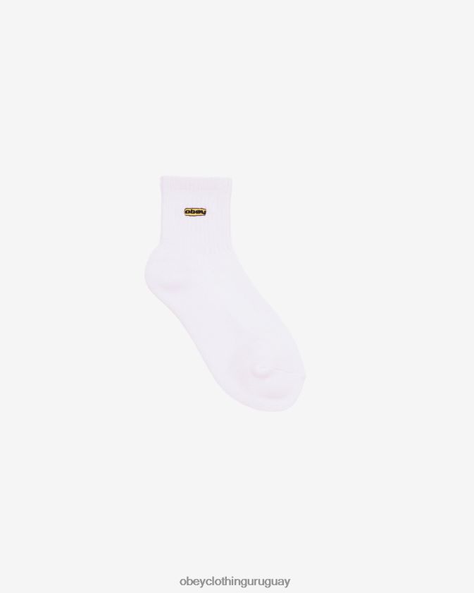OBEY blanco mujer calcetines ovalados 28XT8J639