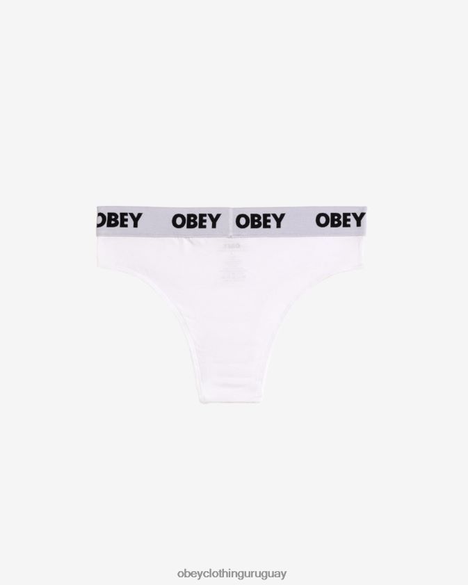 OBEY blanco mujer descarado (paquete de 2) 28XT8J634