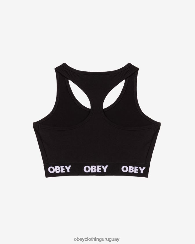 OBEY negro mujer bralette (paquete de 2) 28XT8J631