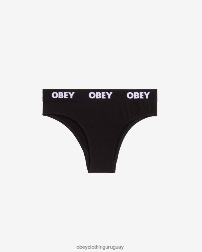 OBEY negro mujer descarado (paquete de 2) 28XT8J633