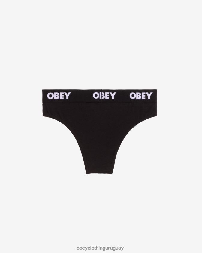 OBEY negro mujer descarado (paquete de 2) 28XT8J633